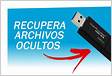 Cómo mostrarrecuperar los archivos ocultos de un USB o una